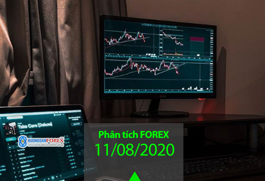 11/08/2020: Phân tích kỹ thuật trước phiên Châu Mỹ: EUR/USD, GBP/USD, USD/JPY, USD/CAD, AUD/USD, Dow Jones, Dầu thô