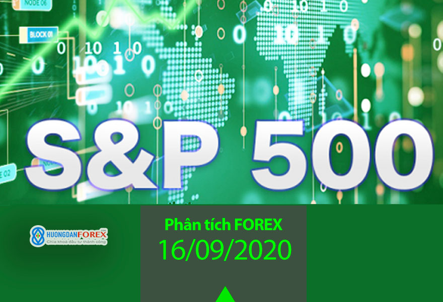 16/09/2020: Chỉ số S&P 500 Index (SPX) mức kháng cự có khả năng vượt qua mức 3480.90