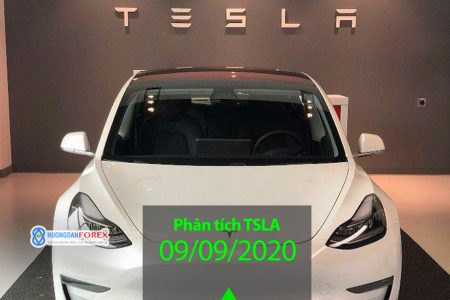 09/09/2020: Cổ phiếu Tesla (TSLA) – Nên làm gì trong những ngày tới đây?