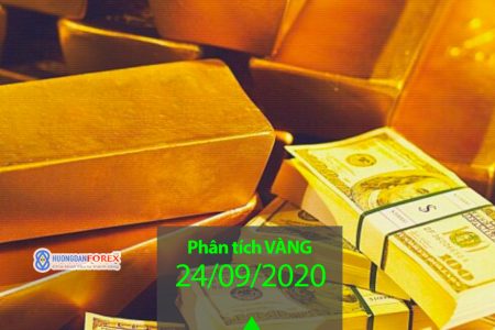 24/09/2020: Vàng phá vỡ hỗ trợ chính $1860, có khả năng giảm xuống $1750