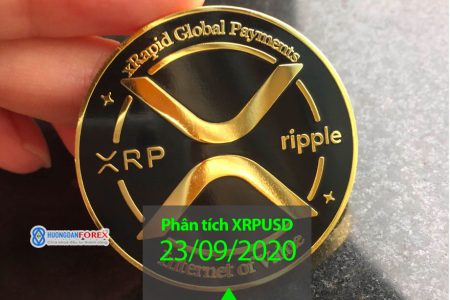23/09/2020: Ripple (XRPUSD) – Phân tích mô hình cờ giảm giá, các mức chính