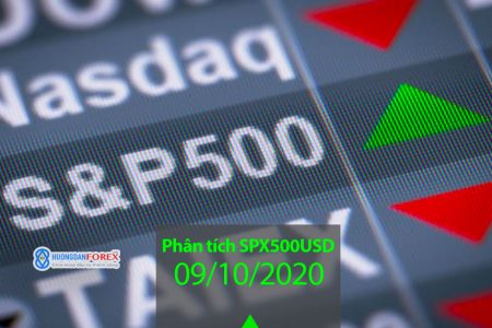 09/10/2020: S&P 500 Index (SPX500USD) – Bật lên đỉnh kênh xu hướng nhỏ