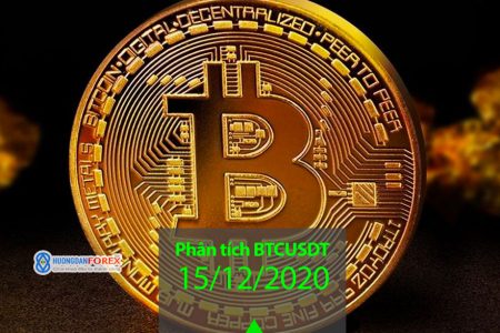 15/12/2020: Bitcoin/TetherUS (BTCUSDT) Đà tăng có thể kết thúc, các dịch chuyển đo được