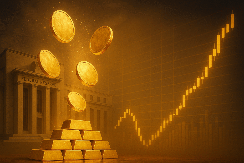 Fed Phát Tín Hiệu Cắt Giảm Lãi Suất – Vàng Bật Tăng, Bạc Vượt Trội, Ethereum Giữ Vững 4.400 USD