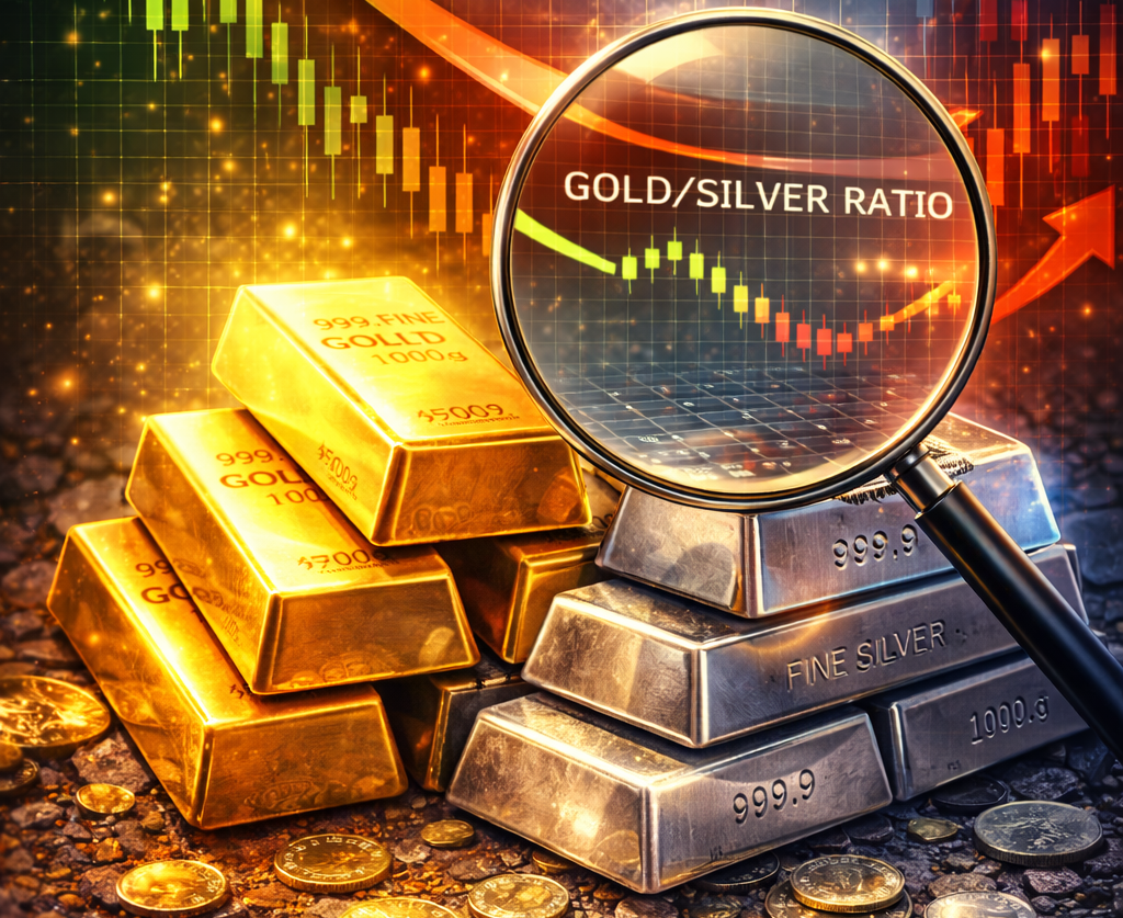 Tỷ Lệ Vàng – Bạc Sắp Chạm “Đáy Lịch Sử” – Cơ Hội Cho Bạc?
