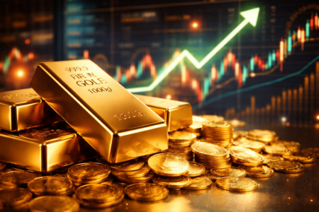 Giá vàng giảm trong bối cảnh dữ liệu kinh tế Mỹ suy yếu và kỳ vọng cắt giảm lãi suất