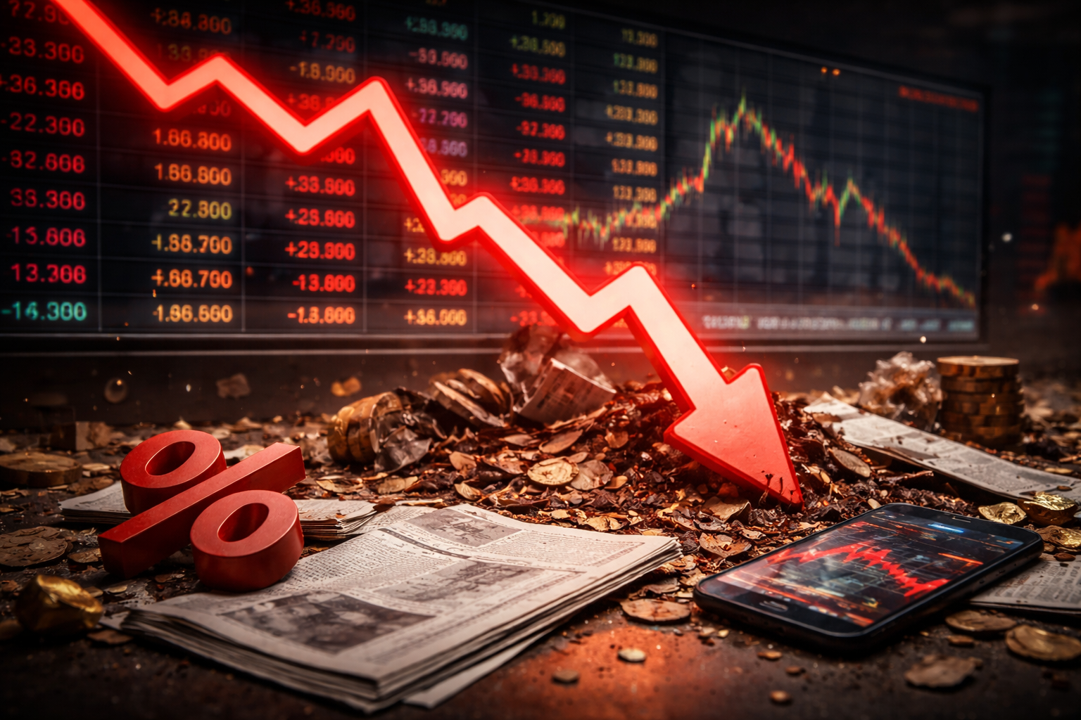 Chỉ số chứng khoán đầu tiên rơi vào vùng “điều chỉnh”: Tín hiệu cảnh báo cho toàn thị trường?