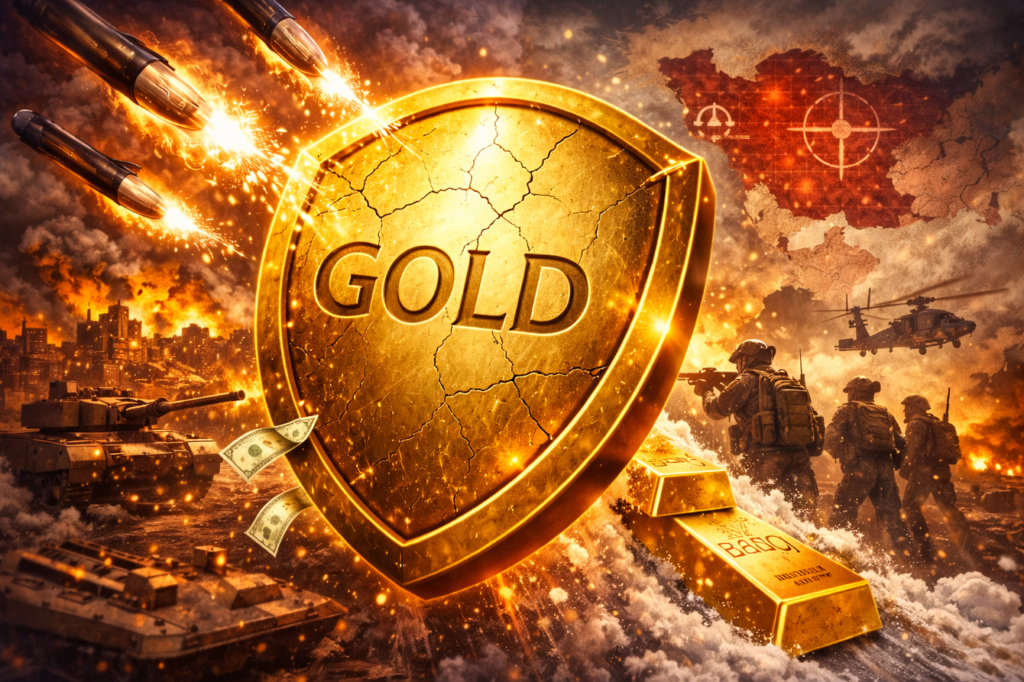 Giá vàng gặp khó trong vai trò “tài sản trú ẩn”, nhưng bất ổn địa chính trị vẫn nâng đỡ thị trường