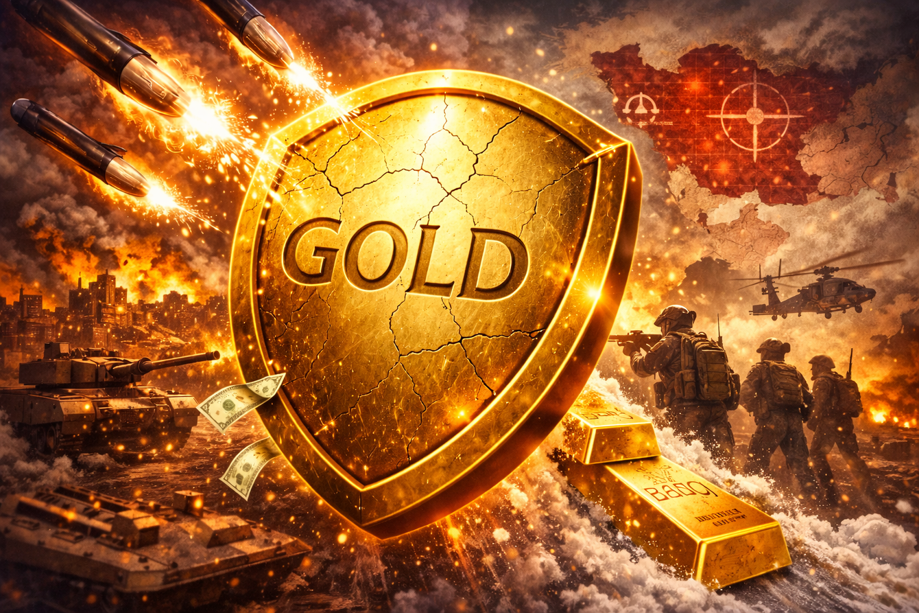 Giá vàng gặp khó trong vai trò “tài sản trú ẩn”, nhưng bất ổn địa chính trị vẫn nâng đỡ thị trường