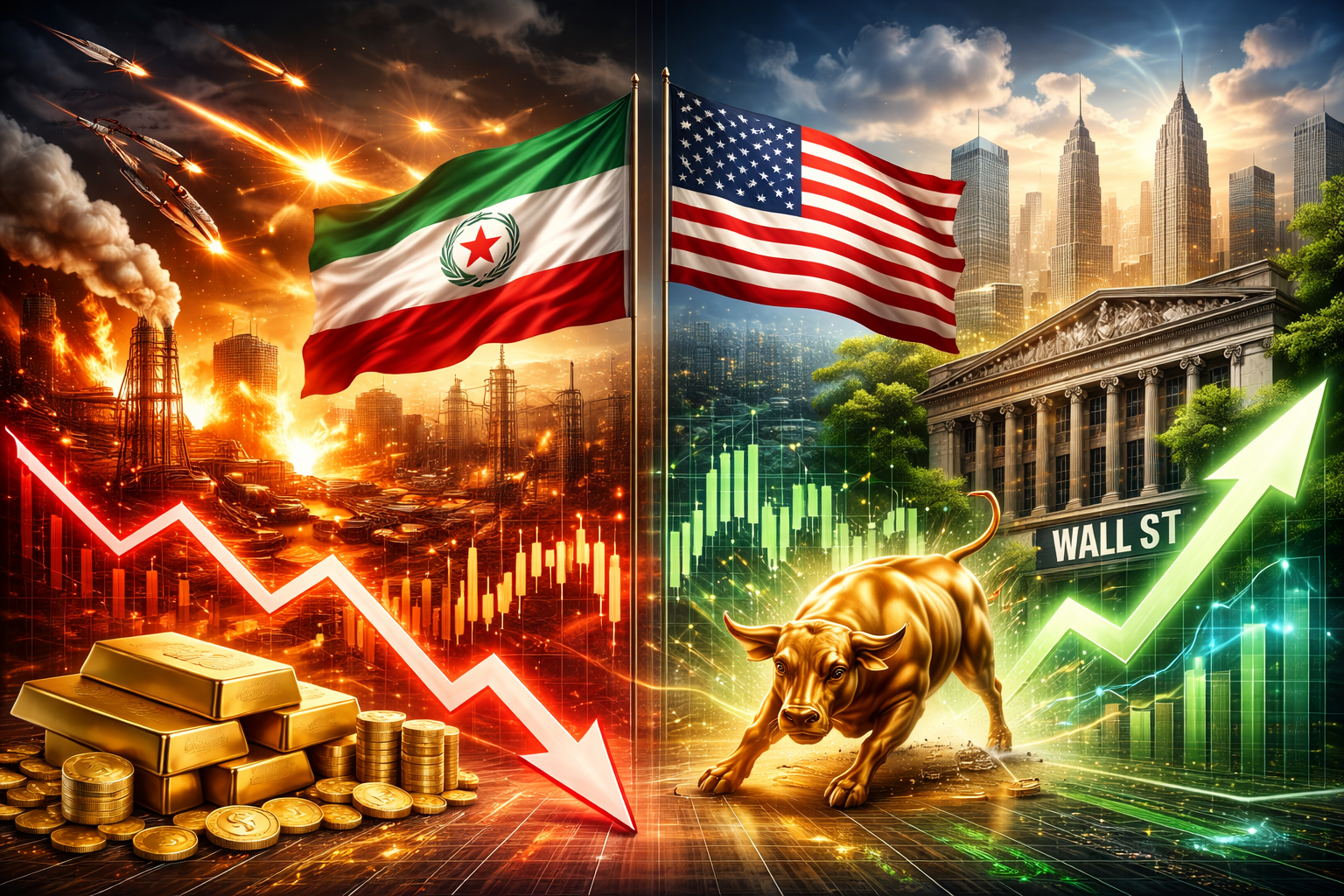 Khi thị trường toàn cầu lao dốc vì căng thẳng Iran – vì sao chứng khoán Mỹ vẫn chịu ảnh hưởng nhẹ?