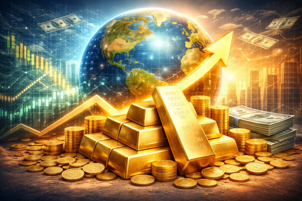 Vàng đang hành xử như tài sản rủi ro? Xu hướng “phi đô la hóa” có thể đẩy giá vàng đi xa hơn